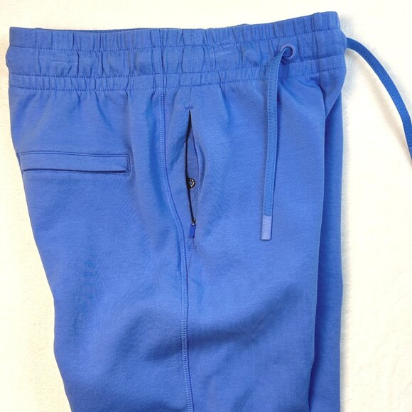 Lacoste Mens Joggers Blue Size 34 Sweatpants Logo Cuffed High-End Loungewear - Picture 7 of 15